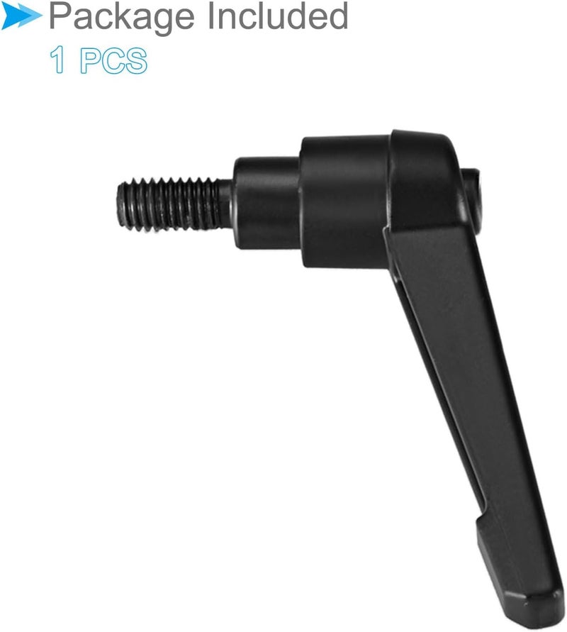 CoCud Clamping Lever Handles, M6 x 12mm Male Thread, Adjustable Quick Release Locking Rotating Bolt Knobs Black - (Applications: for Lathe Machinery), 1-Piece - Image 5